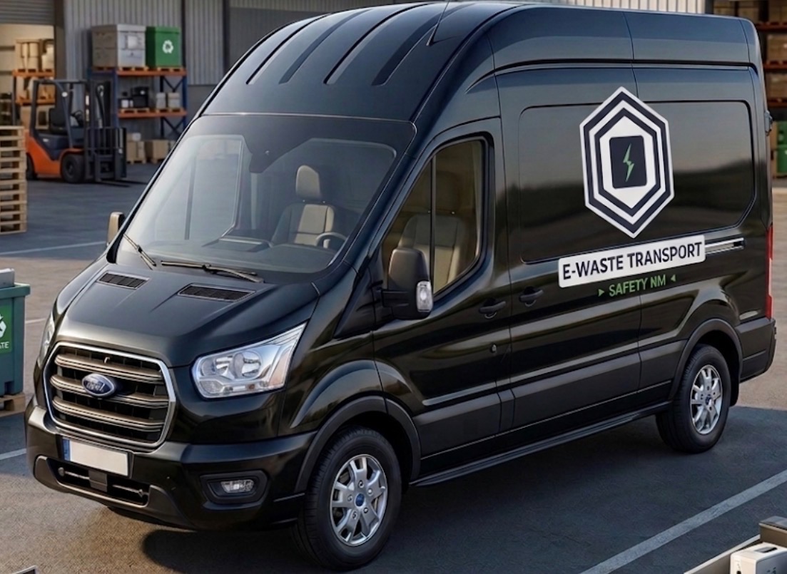 Branded E-Waste Transport vehicle
